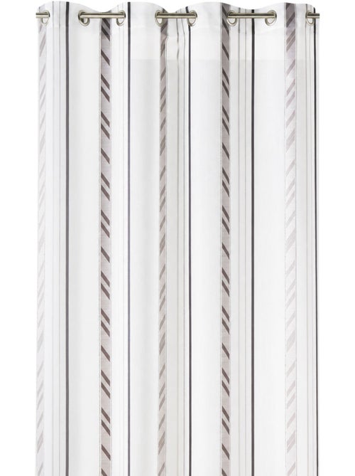 Voilage organza à rayures verticales - Kiabi
