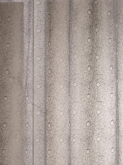 Voilage organza brodé bulles - Kiabi