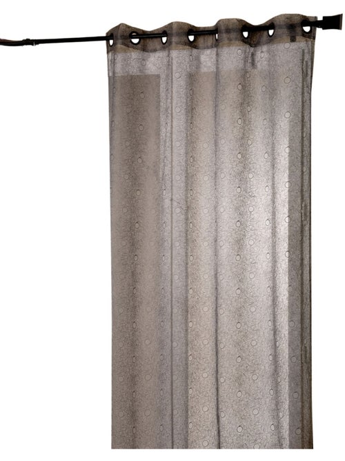 Voilage organza brodé bulles - Kiabi