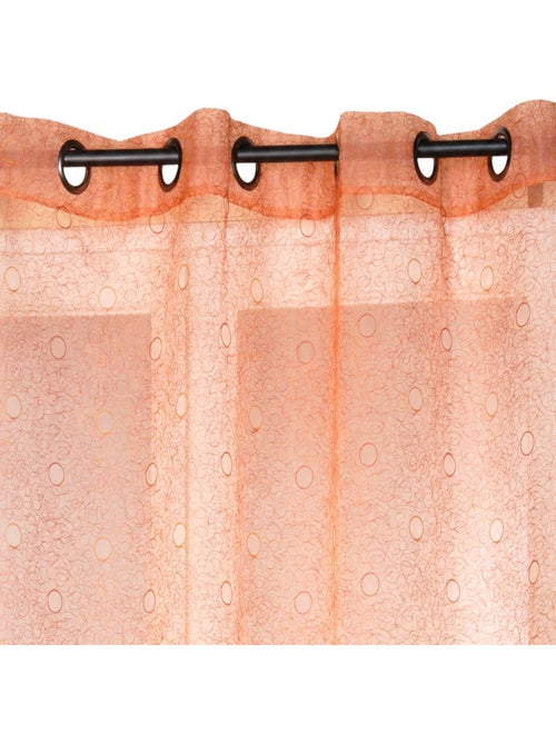 Voilage organza brodé bulles - Kiabi