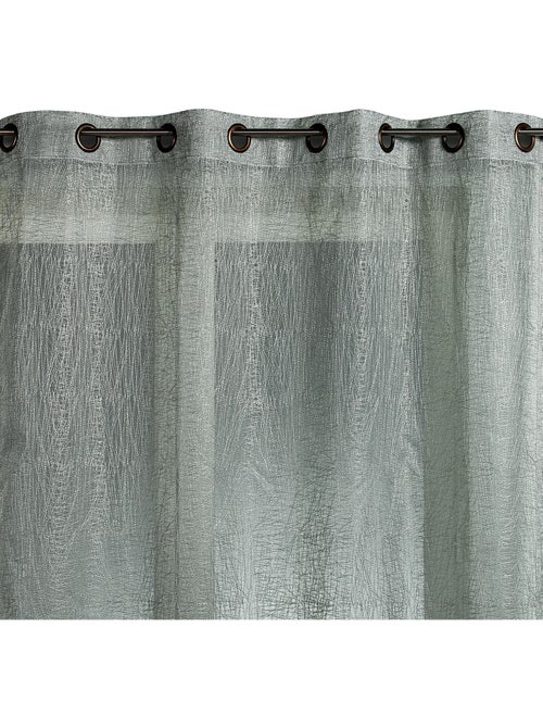 Voilage organza brodé prêt à poser - Kiabi