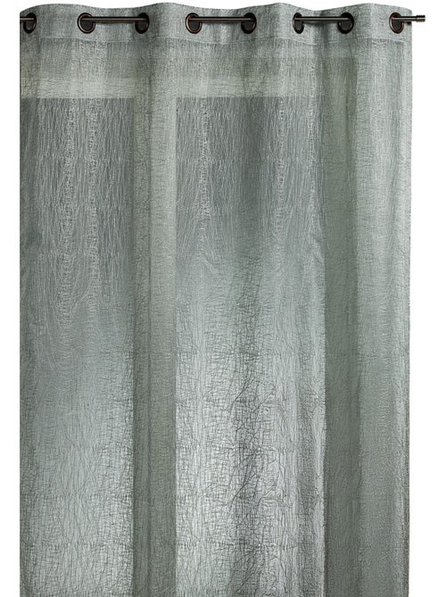 Voilage organza brodé prêt à poser - Kiabi