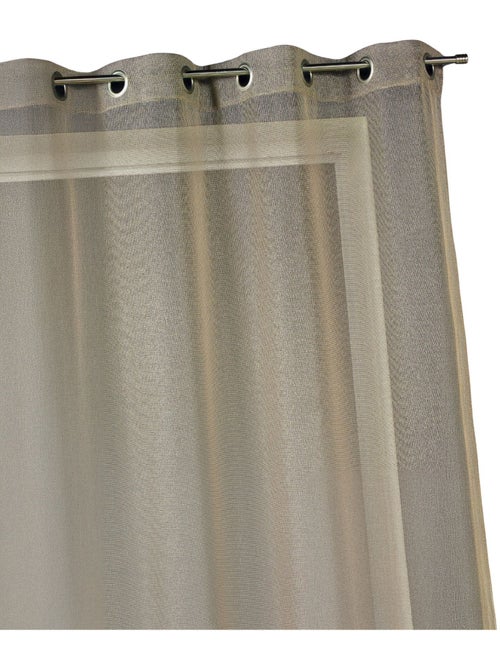Voilage organza uni prêt à poser - Kiabi