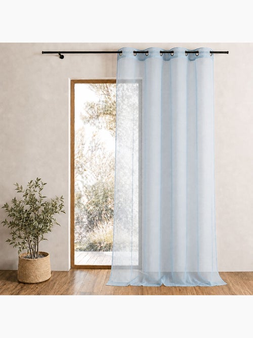 Voilage uni en maille filet - Kiabi