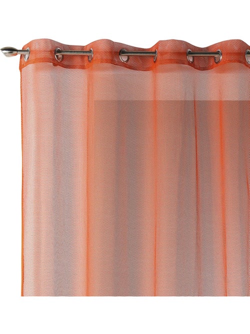 Voilage uni en maille filet - Kiabi