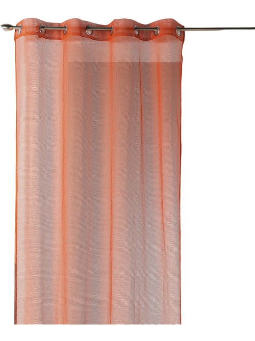 Voilage uni en maille filet - Kiabi