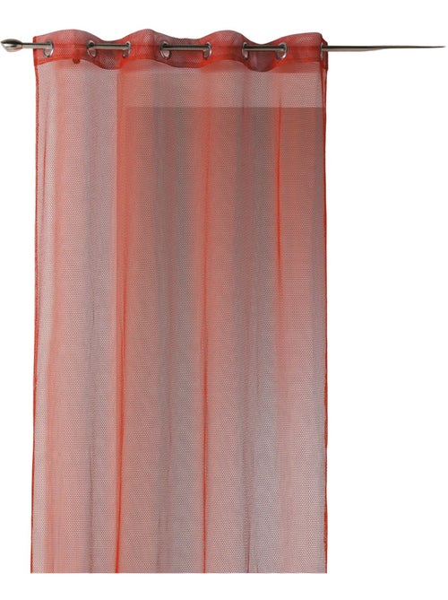 Voilage uni en maille filet - Kiabi