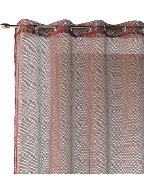 Voilage uni en maille filet - Kiabi