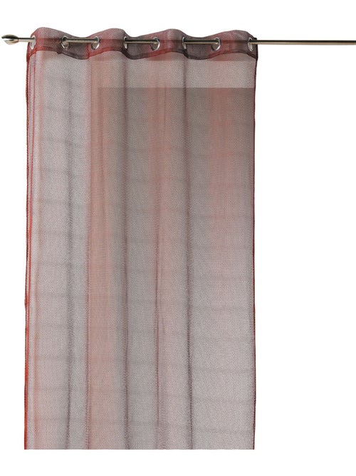 Voilage uni en maille filet - Kiabi