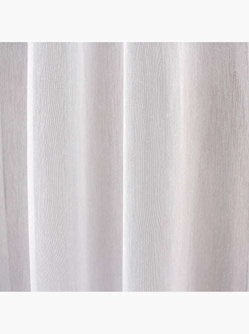 Voilage uni en polyester sablé - Kiabi