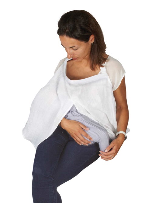 Voile d'allaitement en coton 'Tinéo' - Kiabi
