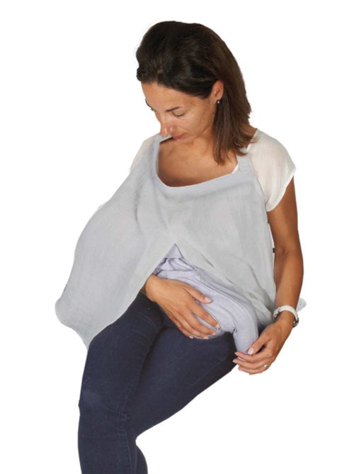 Voile d'allaitement en coton 'Tinéo' - Kiabi