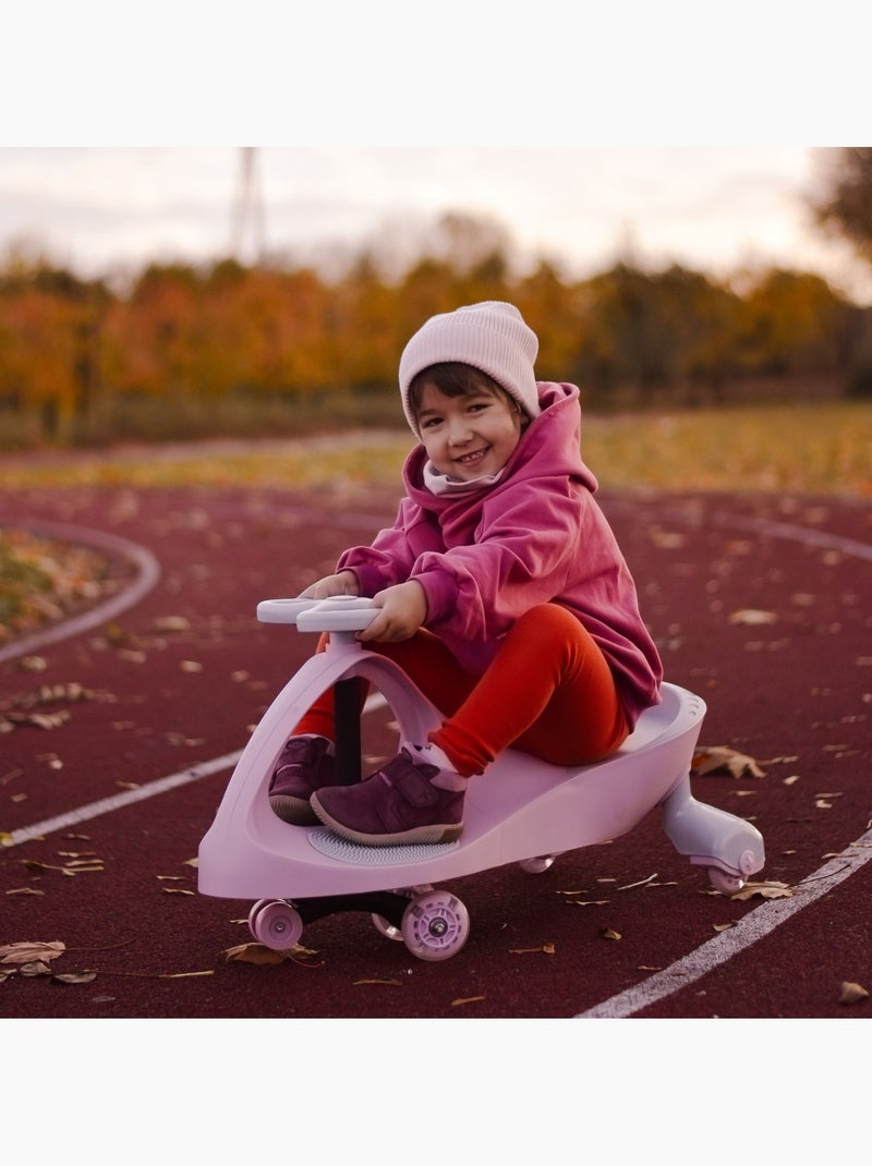 Voiture enfant 120kg max, tourner le guidon pour avancer ou tourner trotteur draisienne, roues led N/A - Kiabi
