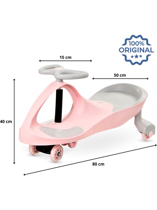 Voiture enfant 120kg max, tourner le guidon pour avancer ou tourner trotteur draisienne, roues led - Kiabi Voiture enfant 120kg max, tourner le guidon pour avancer ou tourner trotteur draisienne, roues led - Kiabi