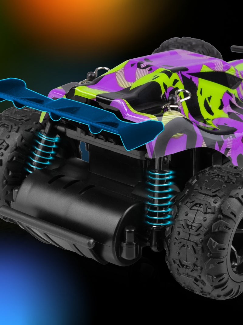 Voiture télécommandée - OVERMAX - X-Clash - 2 x Carrosserie - Tout-terrain Noir Rose - Kiabi