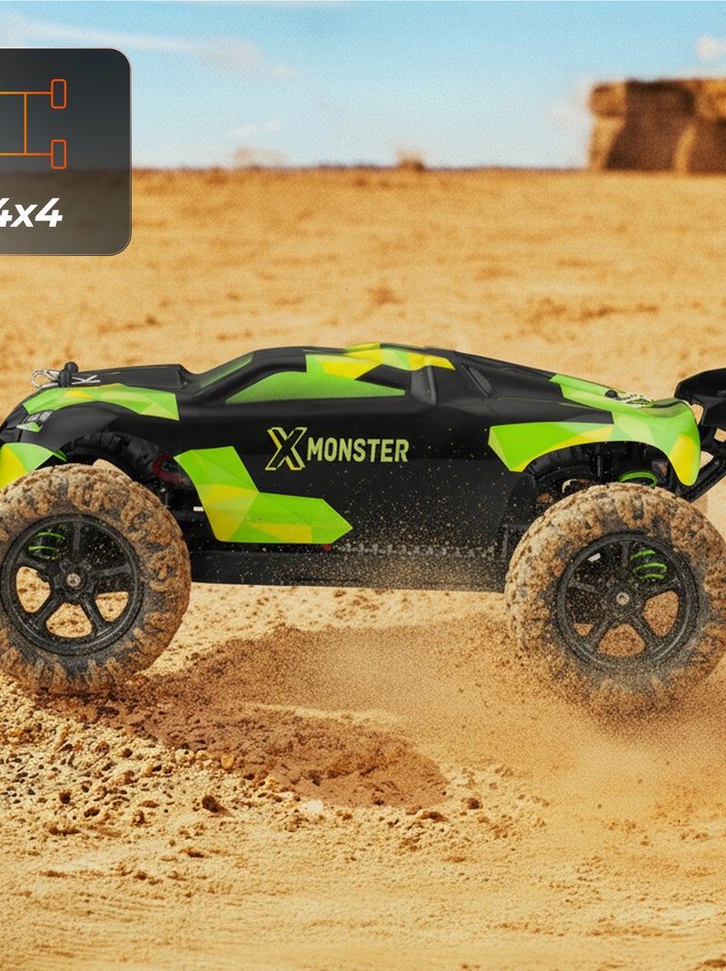 Voiture télécommandée - Overmax- X-Monster 3.0- vitesse jusqu’à 45 km/h Vert - Kiabi