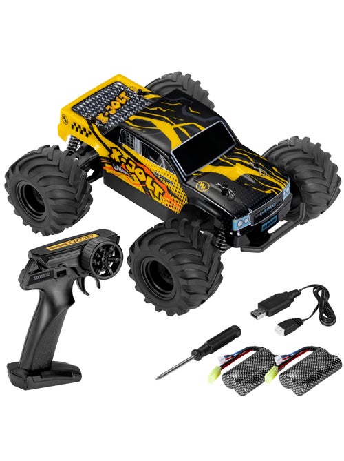Voiture télécommandée OVERMAX X-Jolt - Tout terrain - 20 km/h - 30 min - Échelle 1:20 - Kiabi Voiture télécommandée OVERMAX X-Jolt - Tout terrain - 20 km/h - 30 min - Échelle 1:20 - Kiabi