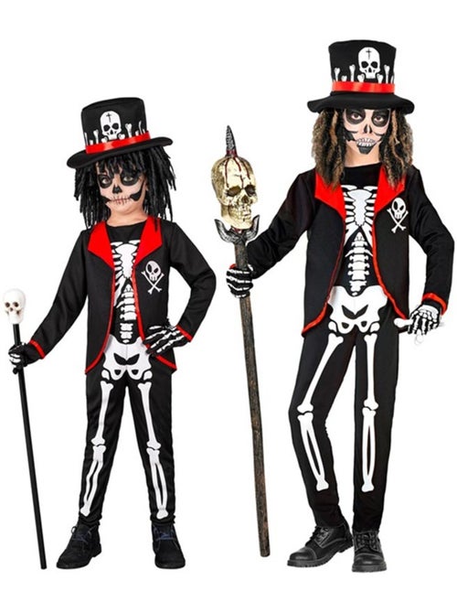 Voodoo Skelet Tovenaar Kostuum - Kiabi