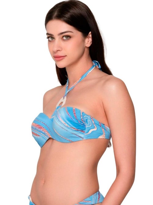 Voorgevormd bandeau bikinitopje lana - Kiabi Voorgevormd bandeau bikinitopje lana - Kiabi