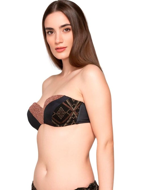 Voorgevormd bandeau bikinitopje manhattan - Kiabi Voorgevormd bandeau bikinitopje manhattan - Kiabi