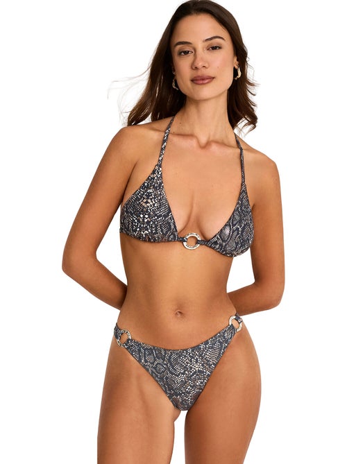 Voorgevormd driehoekig bikinitopje indigo - Kiabi Voorgevormd driehoekig bikinitopje indigo - Kiabi