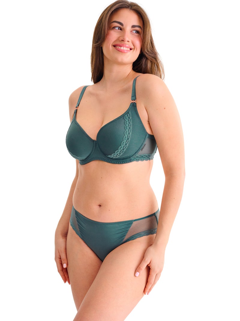 Voorgevormde spacer-beha tiffany Groen - Kiabi