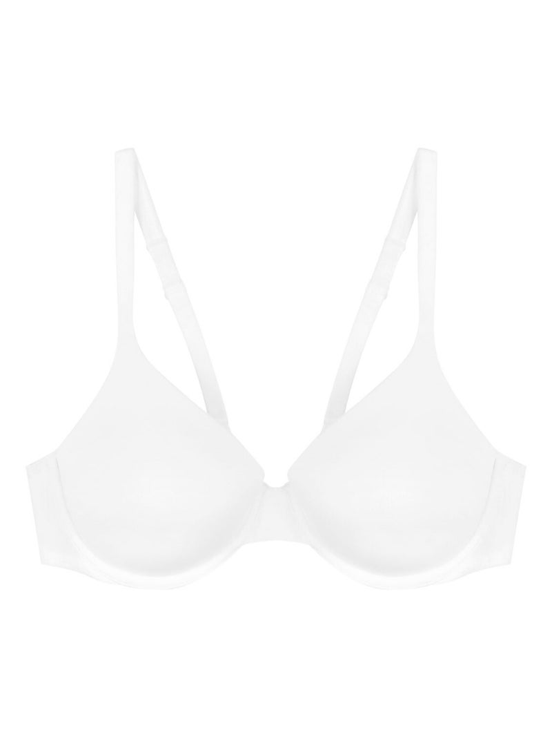 Vormgevende bh met soepele beugels dames my fit athena Wit - Kiabi