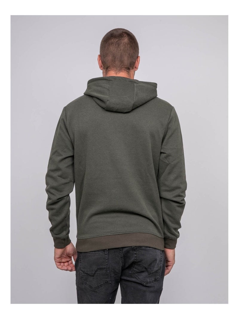 Wadol hoodie met opdruk Kaki - Kiabi