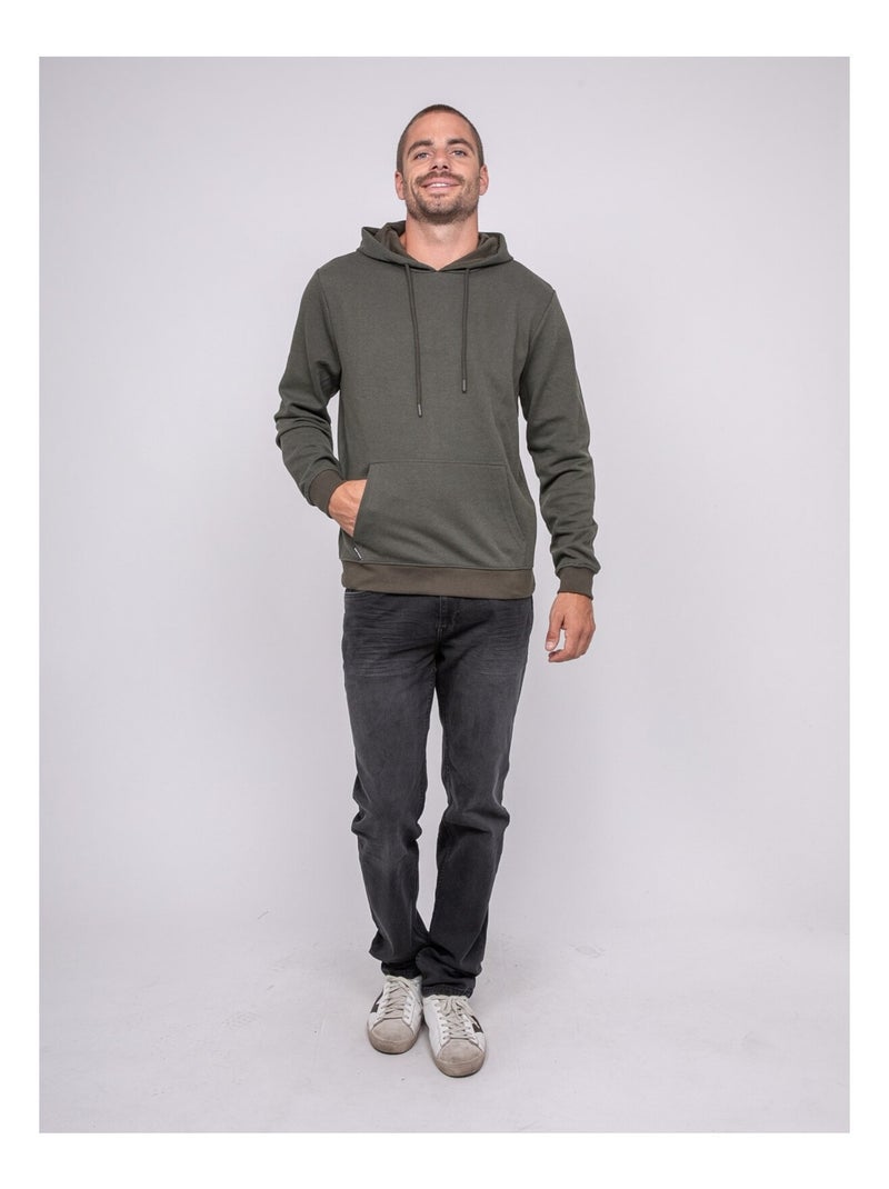 Wadol hoodie met opdruk Kaki - Kiabi