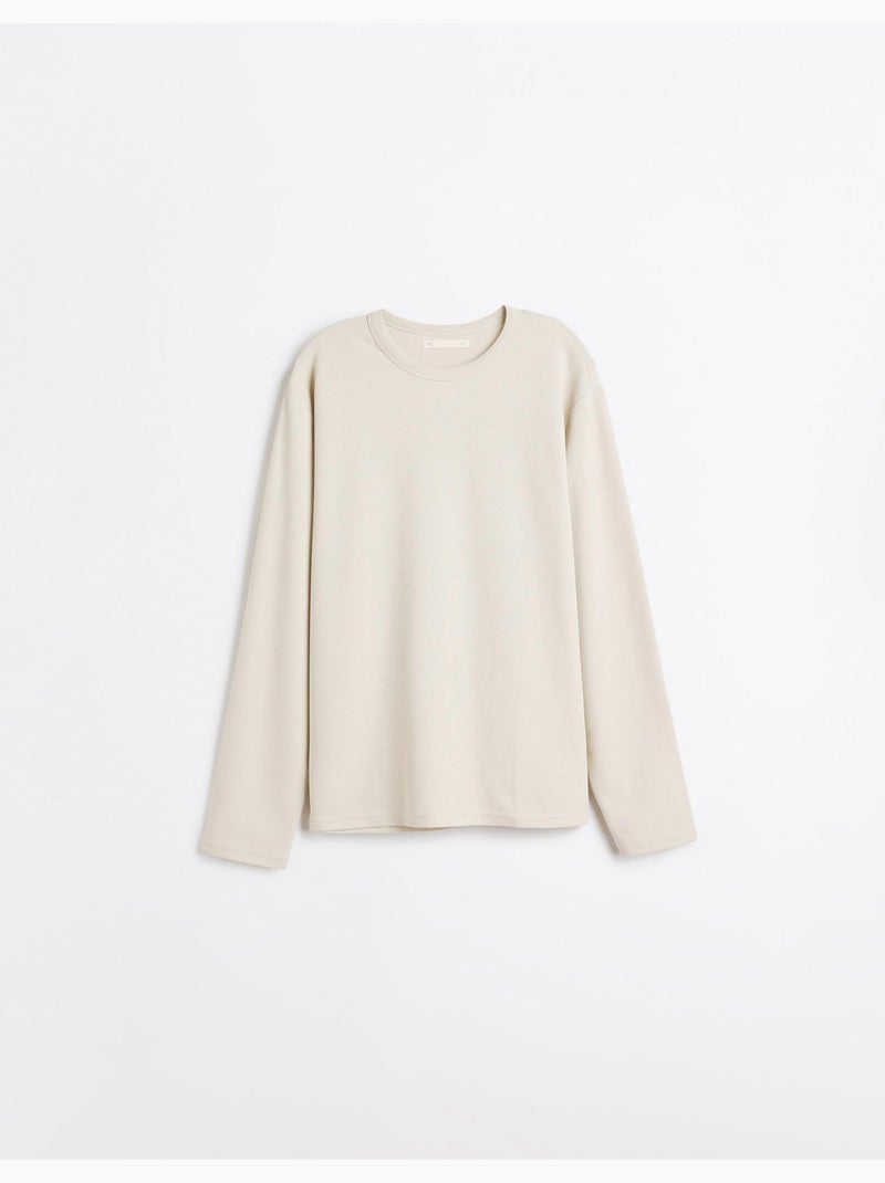 Wafel-effect trui, mo fashion Grijs - Kiabi