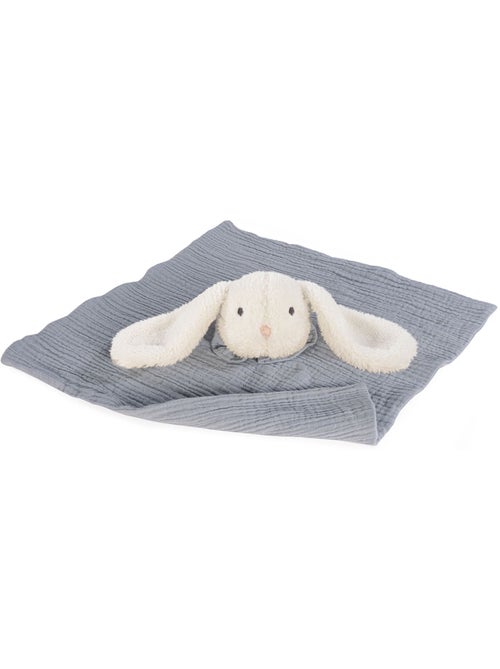 Walking mum | doudou plat lapin en gaze de coton - Kiabi Walking mum | doudou plat lapin en gaze de coton - Kiabi