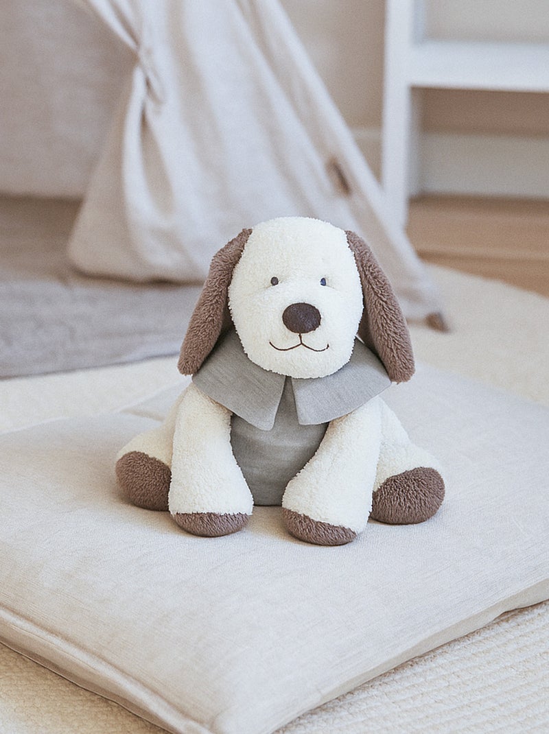 Walking mum | peluche chien velours et coton sintra Vert d'eau - Kiabi