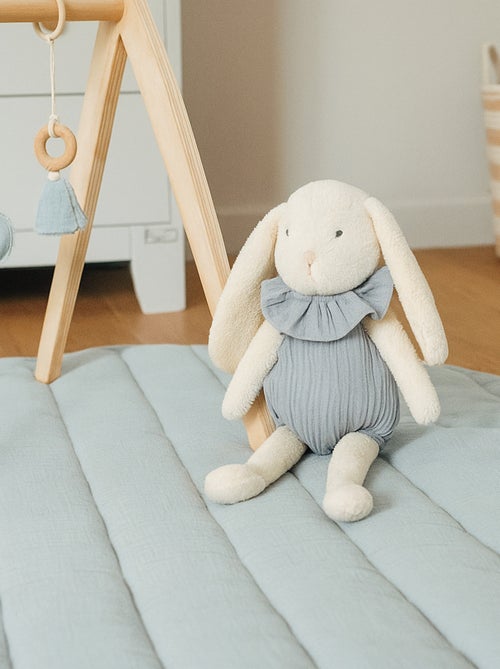 Walking mum | peluche lapin velours et coton - Kiabi Walking mum | peluche lapin velours et coton - Kiabi
