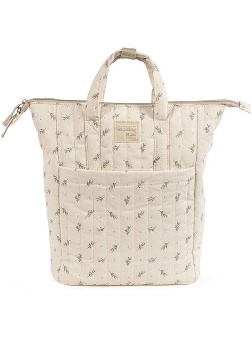 Walking mum | sac à dos langer en coton imperméable mimosa - Kiabi Walking mum | sac à dos langer en coton imperméable mimosa - Kiabi