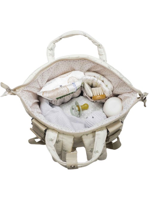 Walking mum | sac à dos langer en coton imperméable mimosa - Kiabi Walking mum | sac à dos langer en coton imperméable mimosa - Kiabi