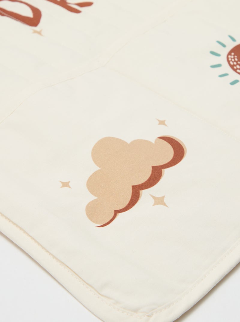Wanddecoratie met opbergzakjes Biege - Kiabi