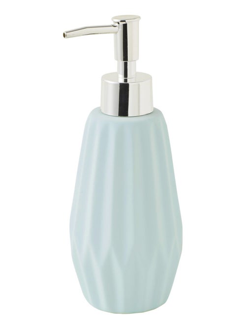 Wanddispenser Guy Levasseur FACETTE keramiek met reliëf - blauw - Kiabi Wanddispenser Guy Levasseur FACETTE keramiek met reliëf - blauw - Kiabi