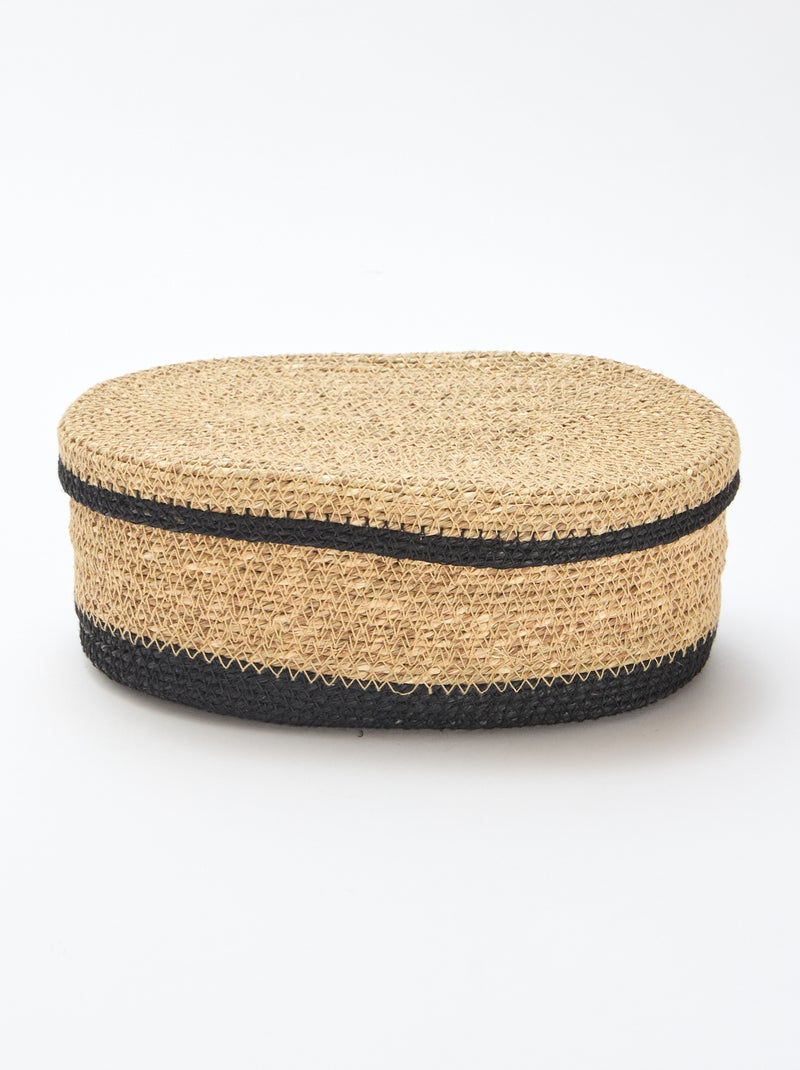 Wandmand van wilgentenen Zwart - Kiabi