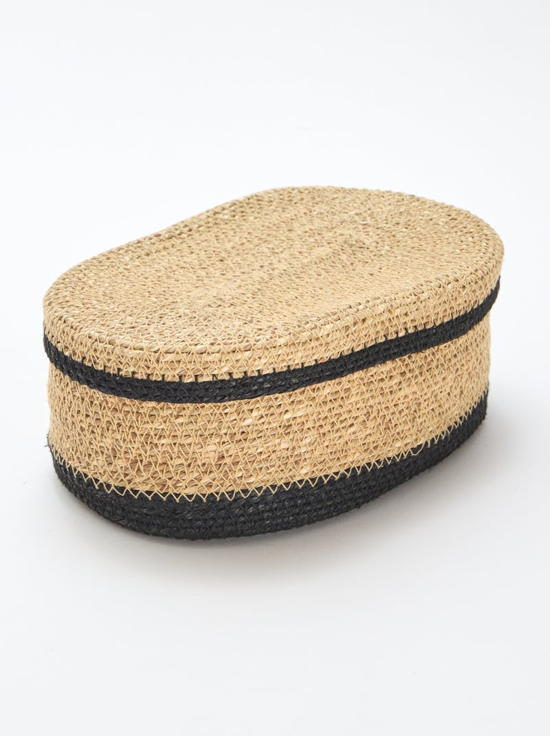 Wandmand van wilgentenen Zwart - Kiabi