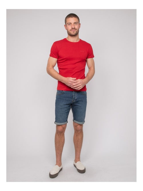 Warlof katoenen t-shirt met ronde hals - Kiabi Warlof katoenen t-shirt met ronde hals - Kiabi