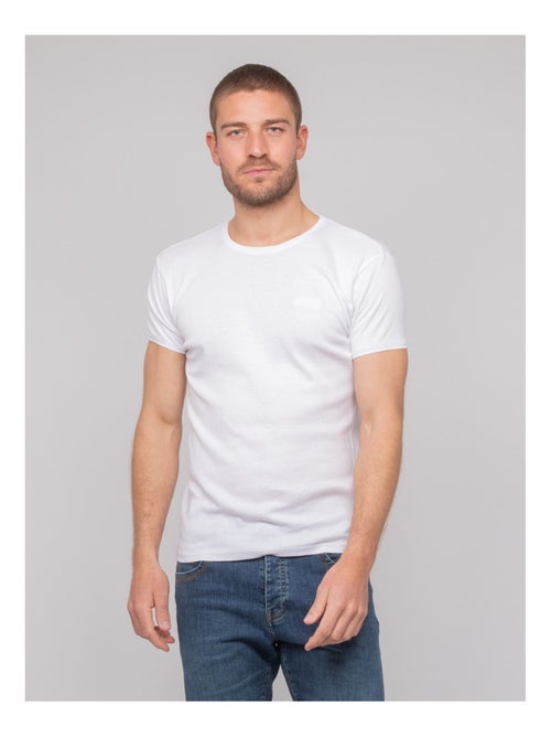 Warlof katoenen t-shirt met ronde hals - Kiabi Warlof katoenen t-shirt met ronde hals - Kiabi