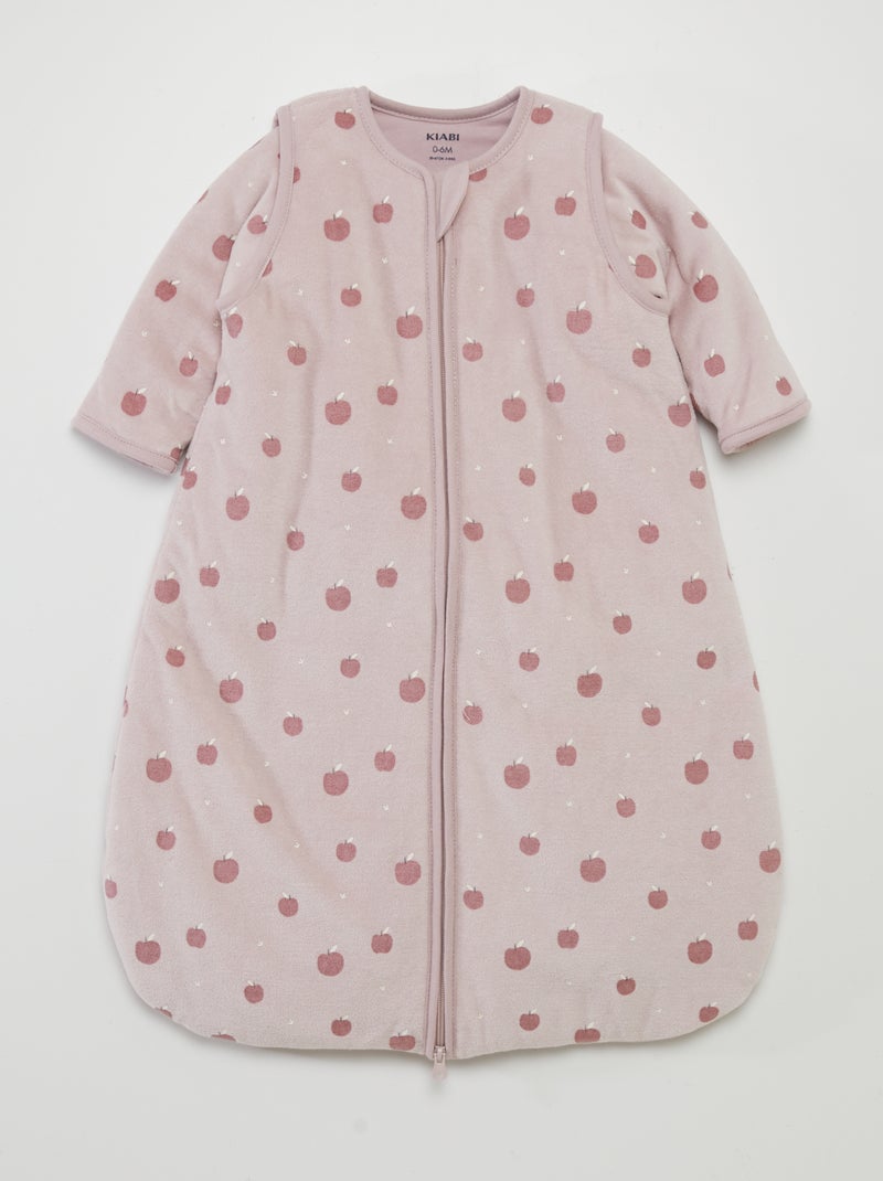 Warm babyslaapzakje met print - TOG 2.5 ROSE - Kiabi