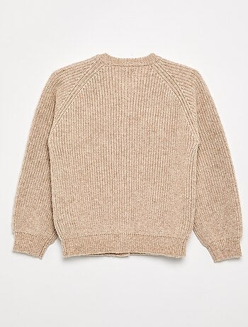 Warm gebreid vest - gemakkelijk aan te trekken collectie