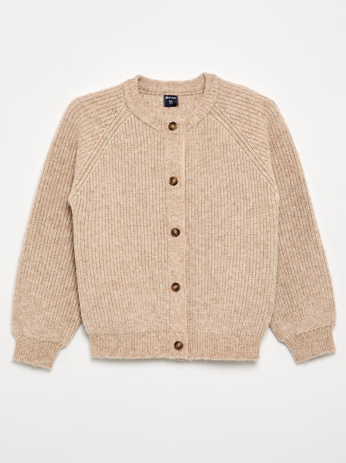 Warm gebreid vest - gemakkelijk aan te trekken collectie - Kiabi