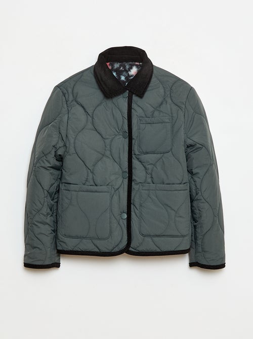 Warm, omkeerbaar jasje in workwearstijl - Kiabi