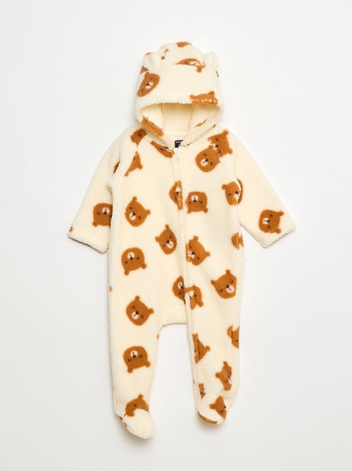 Warm pyjamapakje met schapenvachteffect - Kiabi