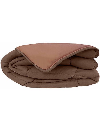 Warm tweekleurig microvezel dekbed 400 gr/m2
