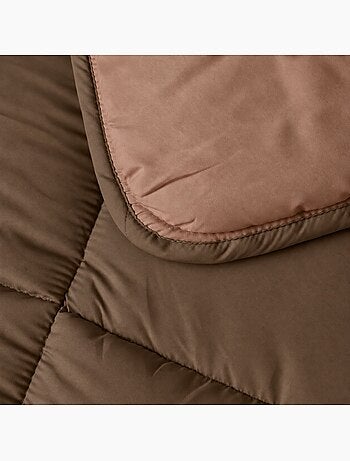 Warm tweekleurig microvezel dekbed 400 gr/m2