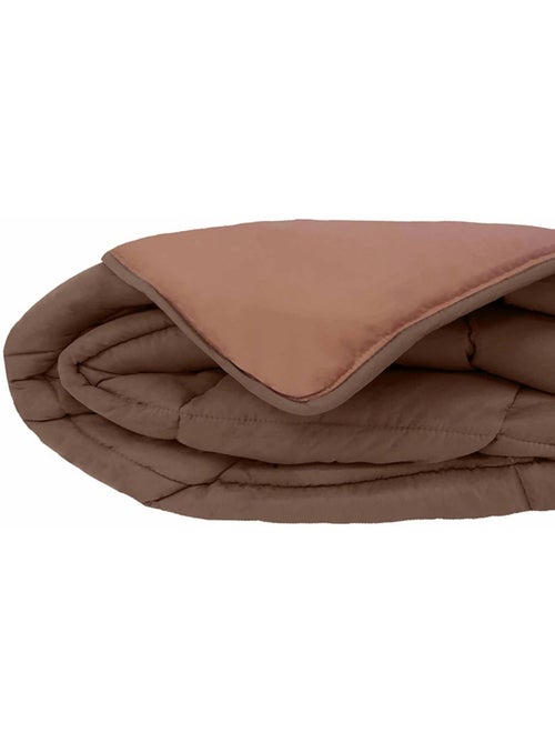 Warm tweekleurig microvezel dekbed 400 gr/m2 - Kiabi