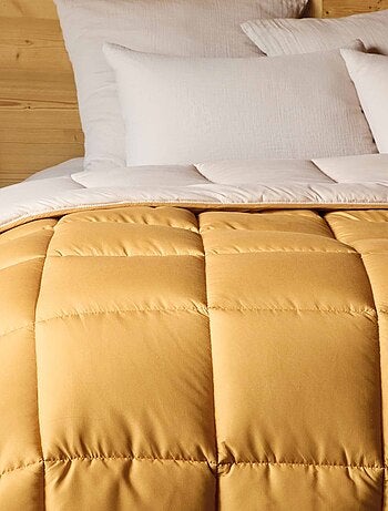Warm tweekleurig microvezel dekbed 400 gr/m2